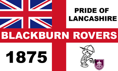 Blackburn Rovers England Flag Design custom football sticker waterproof vinyl
