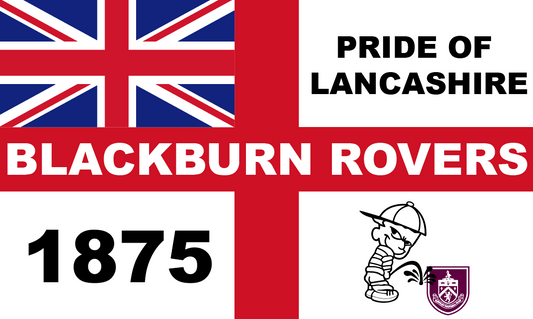 Blackburn Rovers England Flag Design x10