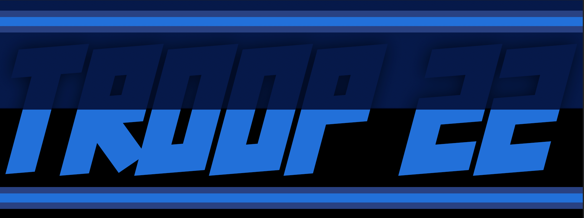 Troop 22 Split Design custom football sticker waterproof vinyl