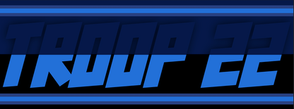 Troop 22 Split Design custom football sticker waterproof vinyl