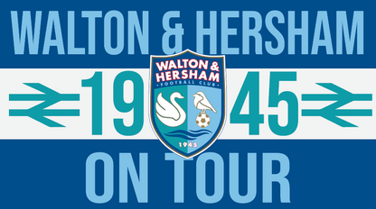 Walton And Hersham On Tour Design custom football sticker waterproof vinyl