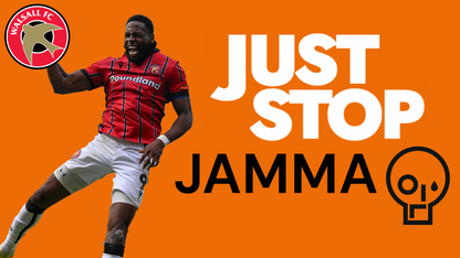 Walsall FC Just Stop Jamma Design custom football sticker waterproof vinyl
