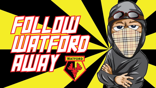 Follow Watford Away Design x10