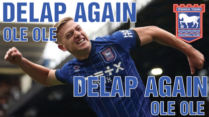 Delap Again Ole Ole Design custom football sticker waterproof vinyl