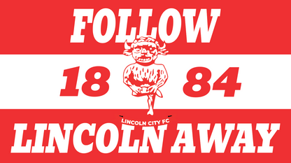 Follow Lincoln Away Design custom football sticker waterproof vinyl