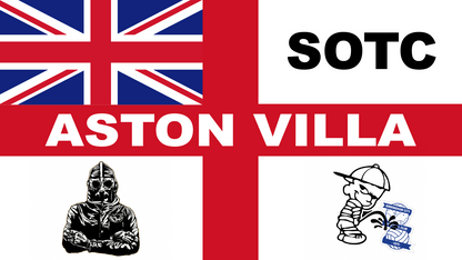 Aston Villa England Flag Design custom football sticker waterproof vinyl