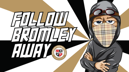 Follow Bromley Away Secondary Design custom football sticker waterproof vinyl