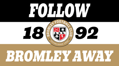 Follow Bromley Away Design custom football sticker waterproof vinyl