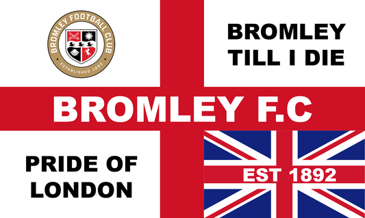 Bromley England Flag Design x10