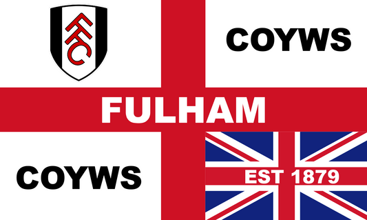 Fulham England Flag Design x10