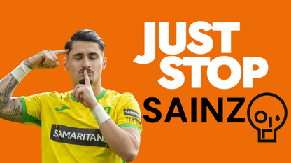 Just Stop Borja Sainz Design custom football sticker waterproof vinyl