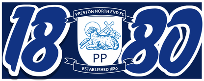 Preston North End 1880 Design custom football sticker waterproof vinyl