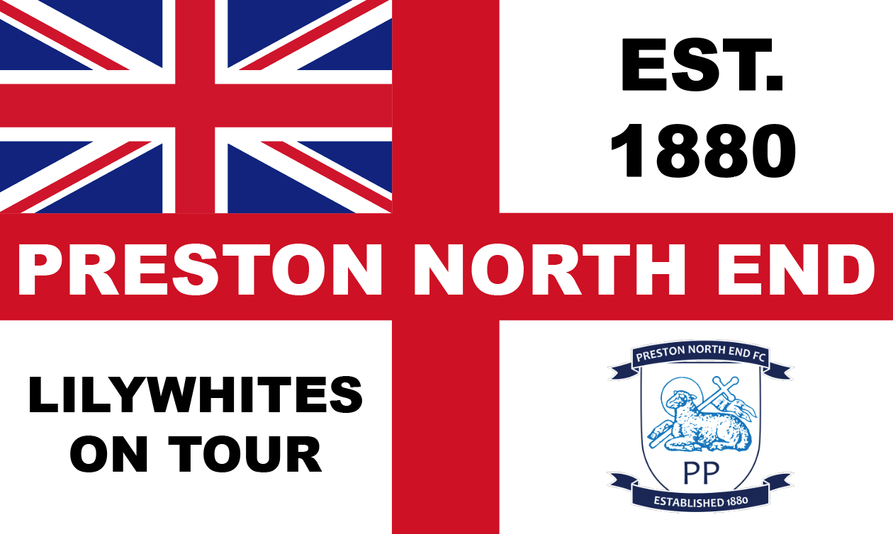 Preston North End England Flag Design x10