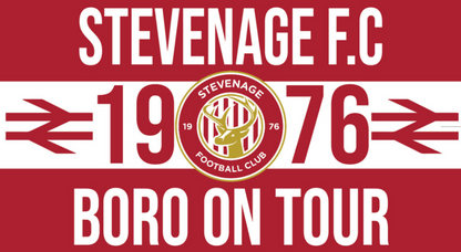 Stevenage On Tour Design custom football sticker waterproof vinyl