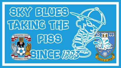 Coventry Taking The Piss Sheffield Wednesday Design custom football sticker waterproof vinyl
