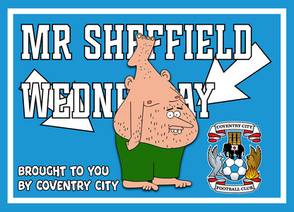 Mr Sheffield Wednesday Design custom football sticker waterproof vinyl