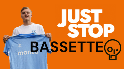 Just Stop Bassette Design custom football sticker waterproof vinyl