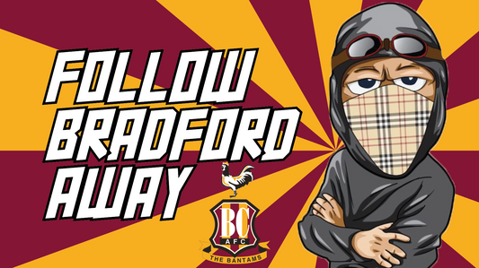 Follow Bradford Away Design x10