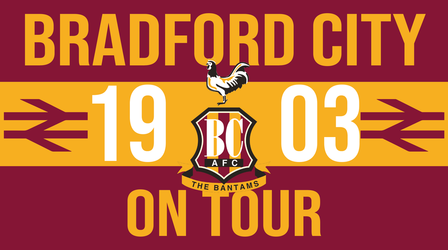 Bradford City On Tour Design x10