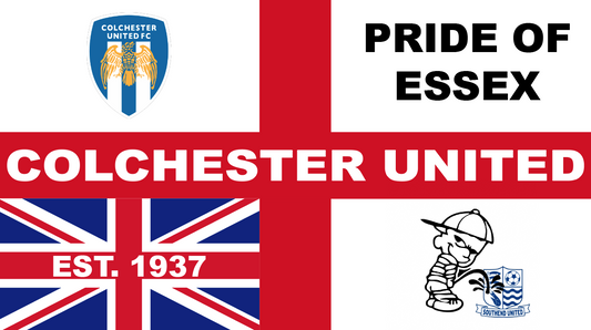 Colchester United England Flag Design x10