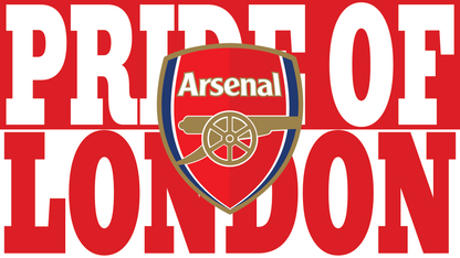 Pride Of London Design custom football sticker waterproof vinyl