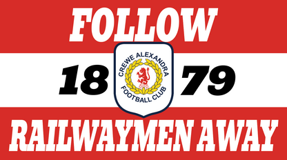 Follow Railwaymen Away Design custom football sticker waterproof vinyl