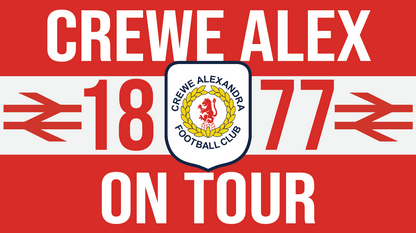 Crewe Alex On Tour Design custom football sticker waterproof vinyl