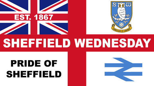 Sheffield Wednesday England Flag Design x10