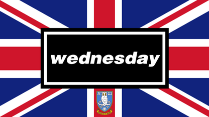 Sheffield Wednesday Britpop Design custom football sticker waterproof vinyl
