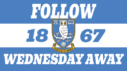 Follow Wednesday Away Design custom football sticker waterproof vinyl