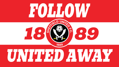 Follow United Away Design custom football sticker waterproof vinyl