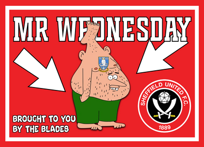 Mr Wednesday Design custom football sticker waterproof vinyl