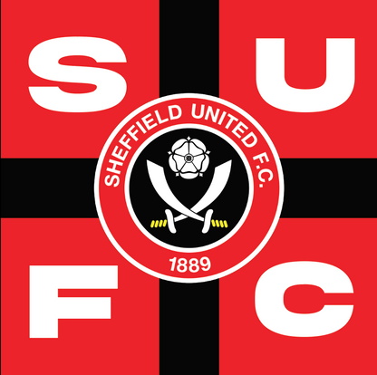 SUFC Square Design custom football sticker waterproof vinyl