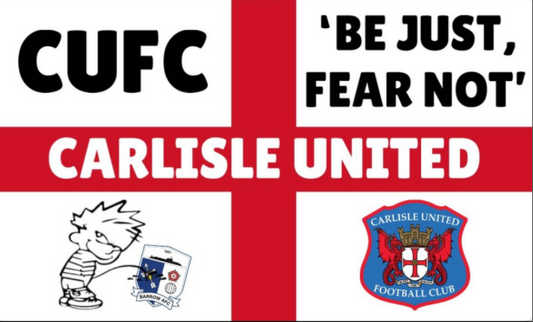 Carlisle United England Flag Design x10