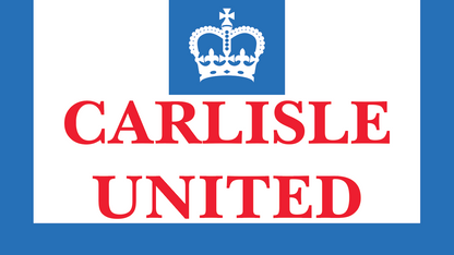 Carlisle United Offensive Weekender Design custom football sticker waterproof vinyl
