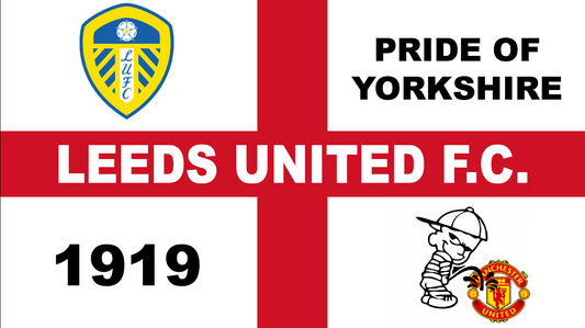 Leeds United England Flag Design x10