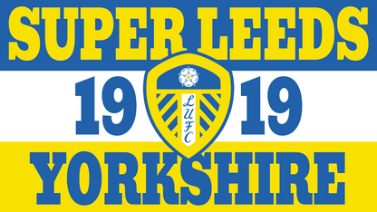 Super Leeds Yorkshire Design custom football sticker waterproof vinyl