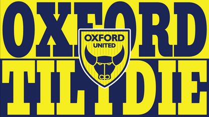 Oxford United Till I Die Design custom football sticker waterproof vinyl