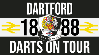 Dartford On Tour Design custom football sticker waterproof vinyl
