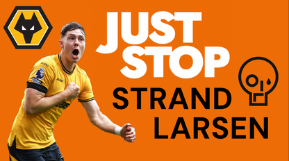 Just Stop Strand Larsen Design custom football sticker waterproof vinyl