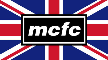 MCFC Oasis Design custom football sticker waterproof vinyl