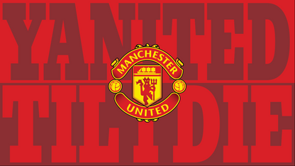 Yanited Til I Die Design custom football sticker waterproof vinyl