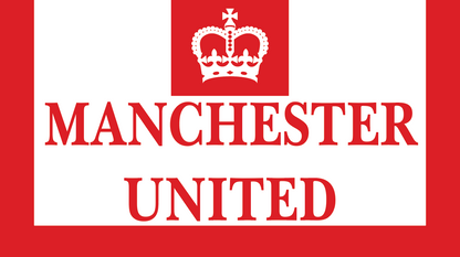 Manchester United Offensive Weekender Design custom football sticker waterproof vinyl