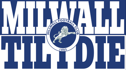 Milwall Til I Die Design custom football sticker waterproof vinyl