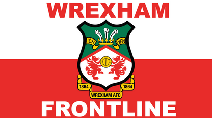 Wrexham Frontline Design custom football sticker waterproof vinyl