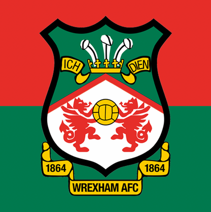 Wrexham Badge Design custom football sticker waterproof vinyl