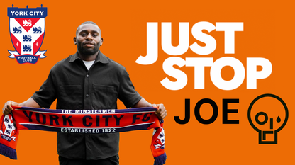 Just Stop Joe Design custom football sticker waterproof vinyl