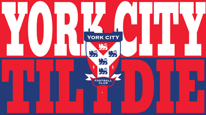 York City Til I Die Design custom football sticker waterproof vinyl