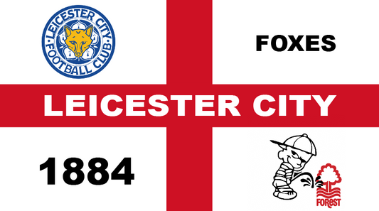 Leicester England Flag Design x10