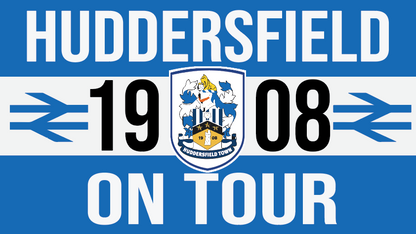 Huddersfield Town On Tour custom football sticker waterproof vinyl